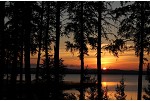 Kabitotikwia Lake sunset, a Northwestern Ontario hunting lodge.