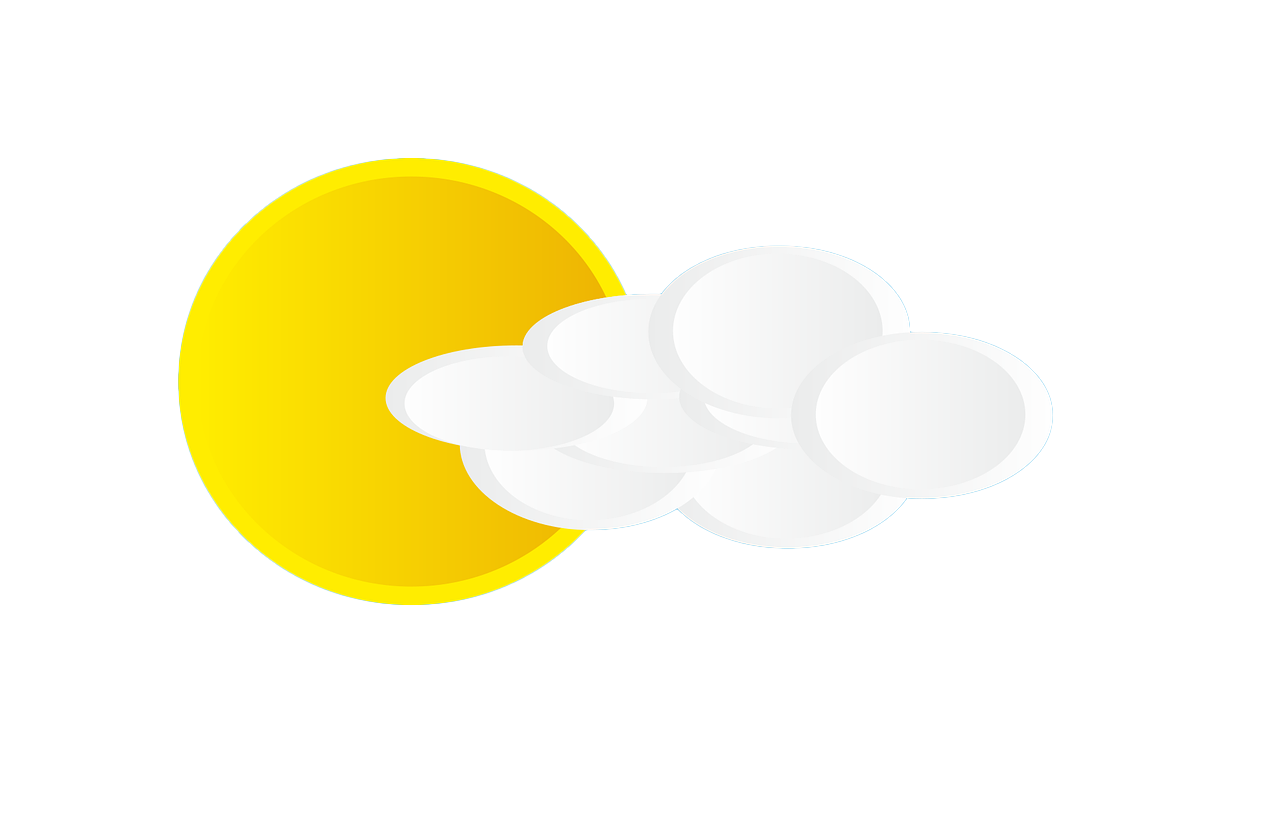 sun and cloud