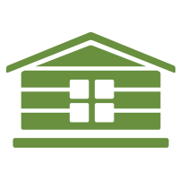 Log Cabin Icon